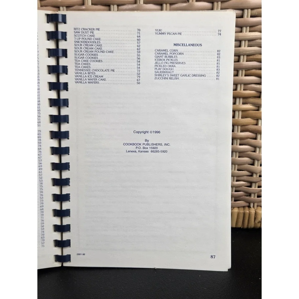 Texas Zoo Walmart Supercenter #330 Cookbook Victoria, Texas 1996